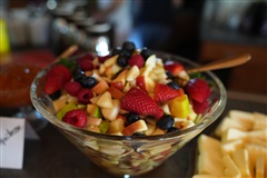 Frühstücksbuffett: Obstsalat